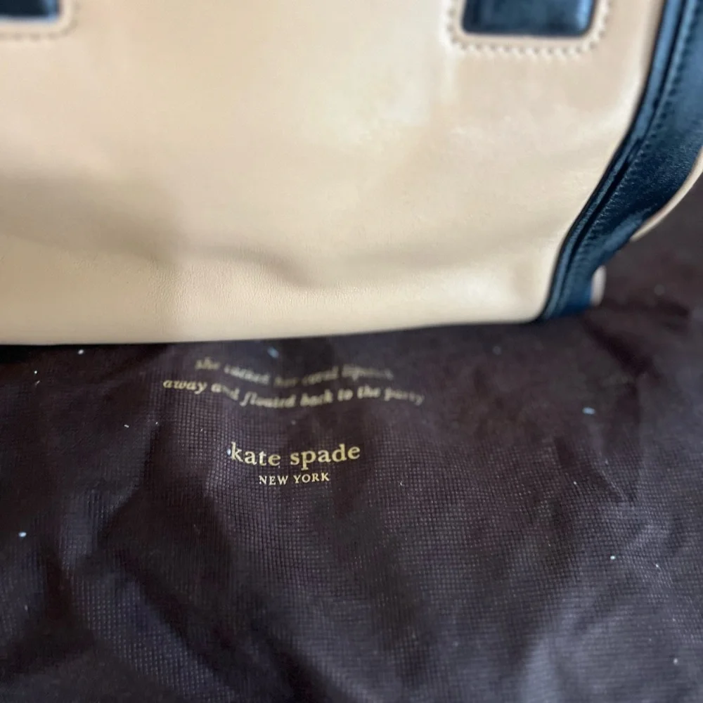 Kate Spade NY Two Tone Hudson Street Blake Cruiser Handbag Satchel Purse
